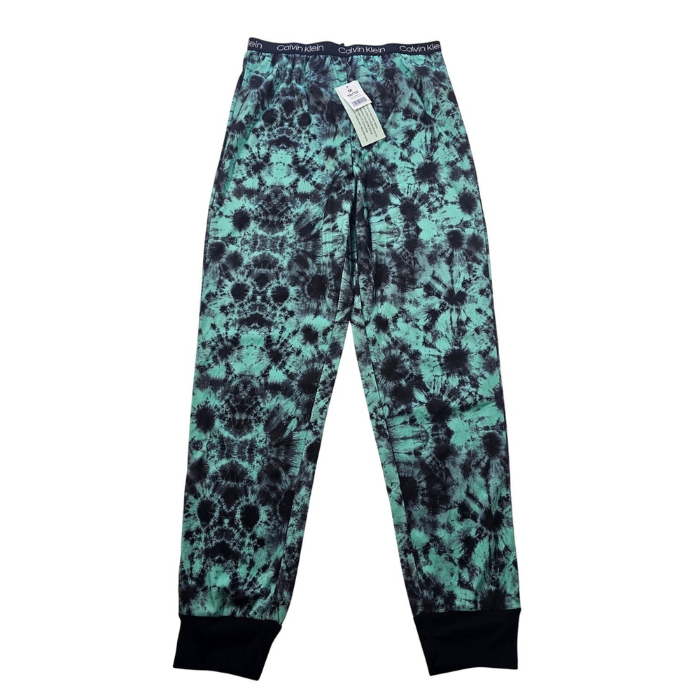 Calvin Klein Teal Tie Dye Joggers Youth M 10 12 Unisex